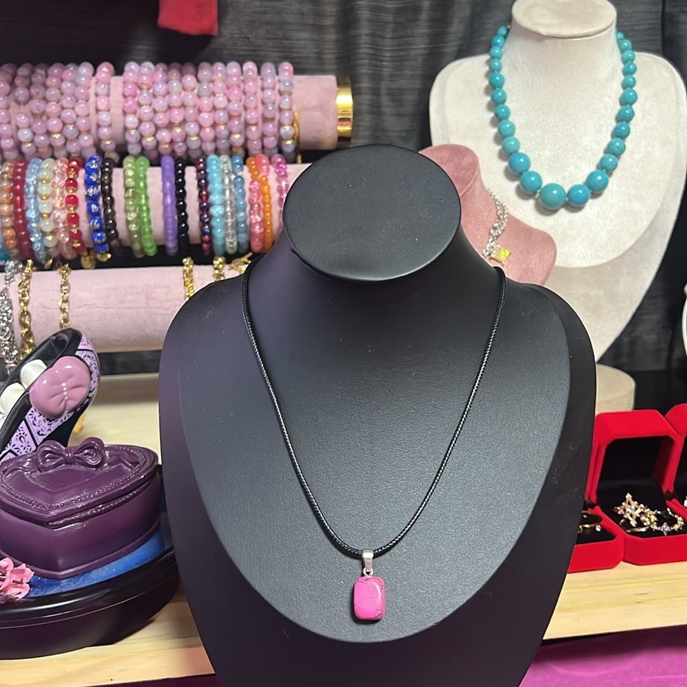 Pink Stone Turquoise - Picture 3 of 3